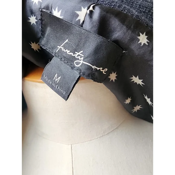 Women's Forever 21 Jacket Size M Black - Picture 5 of 5